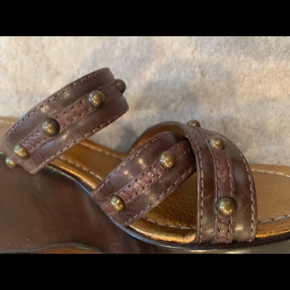 J VINCENT BEAD WEDGES HEELS SIZE 6 - Picture 7 of 10